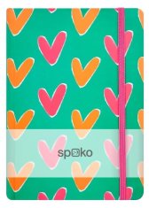 Spoko Creative beležnica z majhnim srcem, A5, podložena