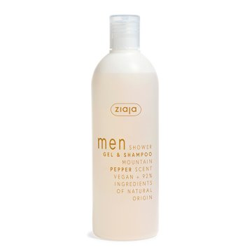 Ziaja Gel in šampon za prhanje Mountain Pepper Men (gel in šampon) 400 ml