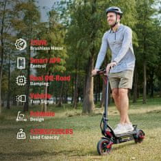 ISCOOTER W8 Električni skuter - 9.3 palčne off-road pnevmatike - 48V 14Ah baterija - 750W motor - Doseg 45 km - Več vrst zavor