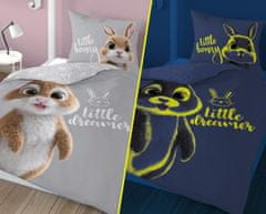 Detexpol Zajček – Glow in the Dark – Posteljnina (140×200) iz 100 % bombaža