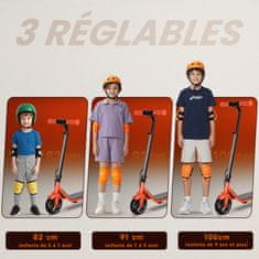 ISCOOTER Električni skuter - 6 palčne polne pnevmatike - 18V 2.6Ah baterija - 120W motor - Doseg 9 km - Hitrost 16 km/h - Nastavljiv