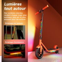 ISCOOTER Električni skuter - 6 palčne polne pnevmatike - 18V 2.6Ah baterija - 120W motor - Doseg 9 km - Hitrost 16 km/h - Nastavljiv