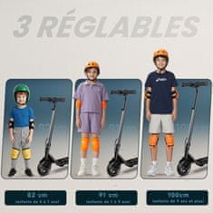 ISCOOTER Električni skuter - 6 palčne polne pnevmatike - 18V 2.6Ah baterija - 120W motor - Doseg 9 km - Hitrost 16 km/h - Nastavljiv