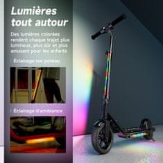 ISCOOTER Električni skuter - 6 palčne polne pnevmatike - 18V 2.6Ah baterija - 120W motor - Doseg 9 km - Hitrost 16 km/h - Nastavljiv