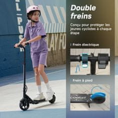 ISCOOTER Električni skuter - 6 palčne polne pnevmatike - 18V 2.6Ah baterija - 120W motor - Doseg 9 km - Hitrost 16 km/h - Nastavljiv