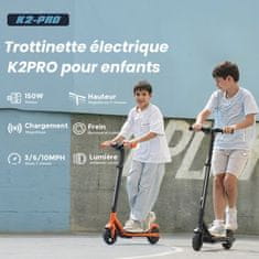 ISCOOTER Električni skuter - 6 palčne polne pnevmatike - 18V 2.6Ah baterija - 120W motor - Doseg 9 km - Hitrost 16 km/h - Nastavljiv