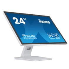 iiyama Monitor touch 60,5 cm (23,8) T2452MSC-W1 1920x1080 POS IPS 14ms HDMI DisplayPort 2xUSB3.2 Zvočniki ProLite interaktivni monitor