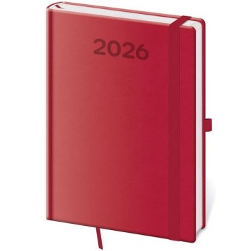 Dnevnik 2026 tedensko A5 Natisni Pop - malina