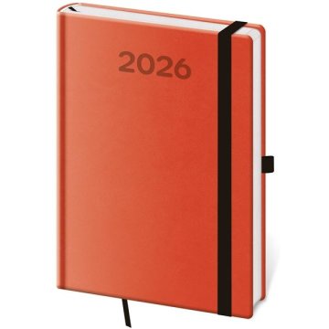 Dnevnik 2026 tedensko A5 Natisni Pop - oranžna