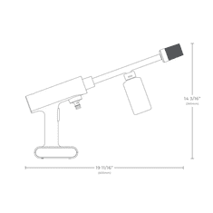 HOTO 20V akumulatorski visokotlačni čistilec
