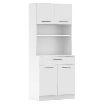 KONDELA Domov Novo štirivratna omarica