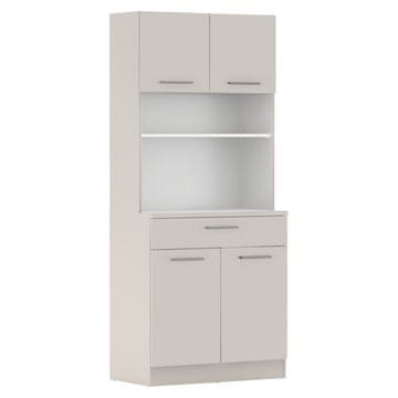 KONDELA Domov Novo štirivratna omarica