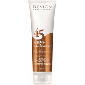 Revlon Šampon in balzam za intenzivne bakrene odtenke 45 dni popolne barvne nege (Shampoo & Conditioner Intense Coppers) 275 ml