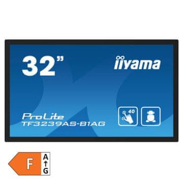 iiyama ProLite TF3239AS-B1AG 80cm (31,5") FHD IPS 24/7 DP/HDMI Android zvočniki na dotik interaktivni monitor