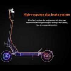 JOYOR Električni skuter S8 600W z baterijo 48V26Ah, dosegom 90 km, 10-palčnimi pnevmatikami, mehanskimi kolutnimi zavorami, zložljivo zasnovo za mestno vožnjo