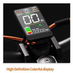 JOYOR Električni skuter S8-S-Z z dvojnim motorjem 600 W, baterija 48 V 26 Ah, doseg 80 km, 10-palčne terenske pnevmatike, hidravlične zavore, nastavljiva hitrost 25km/h, zložljiv