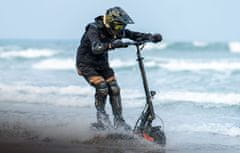 JOYOR Električni skuter T6 600 W, baterija 48 V 18 Ah, največji doseg 70 km, 10-palčne pnevmatike, hidravlično vzmetenje, nastavljiva hitrost, zložljiva zasnova