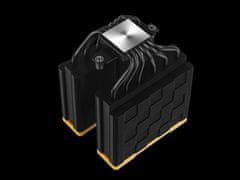 DEEPCOOL AK620 Zero Dark Zoria hladilnik za procesor, 2x 120mm, 260W TDP, črn (R-AK620-BKNPMN-E)