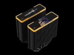 DEEPCOOL AK620 Zero Dark Zoria hladilnik za procesor, 2x 120mm, 260W TDP, črn (R-AK620-BKNPMN-E)