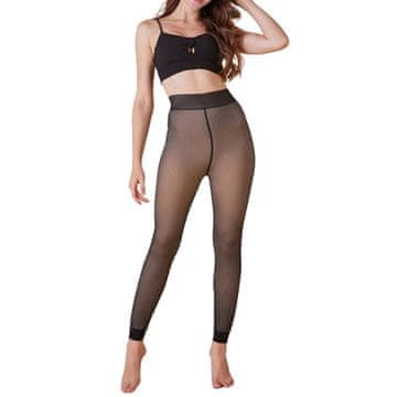 CoZy termo legice/pajkice- Črno kožna