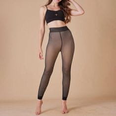 CoZy termo legice/pajkice- Črno kožna, XL-XXL