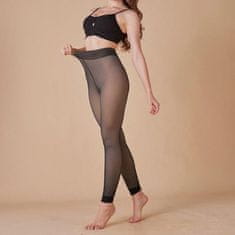 CoZy termo legice/pajkice- Črno kožna, XL-XXL