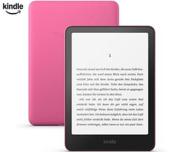 Kindle Paperwhite e-bralnik, 12. Gen, 17,7cm, 16GB, ADDS, roza