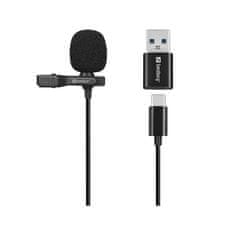 Sandberg Streamer USB Clip Microphone mikrofon