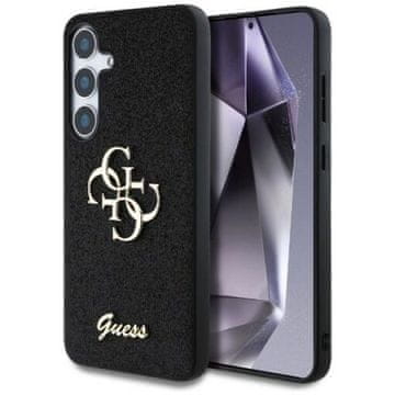 Guess Ovitek za Samsung S25 Fixed Glitter Big 4G Metal Logo