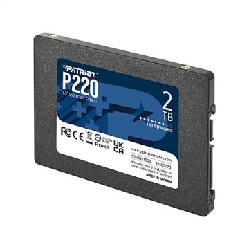 Patriot P220 2TB SSD / notranji / 2,5" / SATA 6 Gb/s /