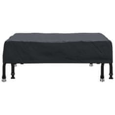 Vidaxl Pokrov za mizo Enobarvno Črna 62 x 62 x 15 cm blago