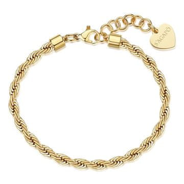 S'Agapõ Nežna pozlačena zapestnica Valis Chunky SHK115