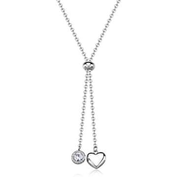 S'Agapõ Romantična ogrlica iz jekla Aurora SAR59