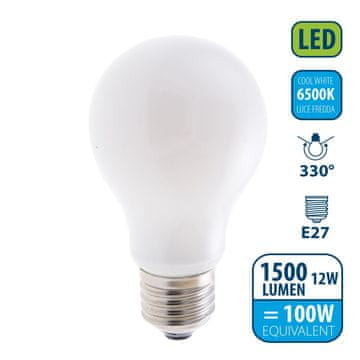 Velamp VELAMP Opalna FILAMENT žarnica 12W, E27, 6500K (LB212M-65K)