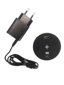 IN Vgradna letev IN 553043, Qi polnjenje, USB A + C