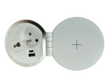 IN Vgradna letev IN 553045, Qi polnjenje, USB A + C