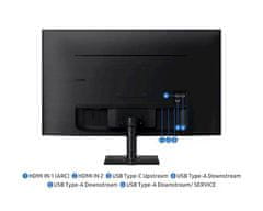 Samsung Smart Monitor M7 M70F monitor, 81,28cm (32), VA, 4K, Wi-Fi (LS32FM702UUXDU)