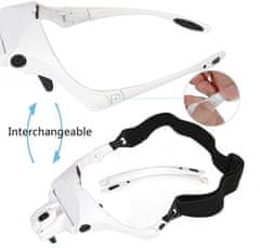 Velamp VELAMP LE035 Očala z osvetlitvijo, lupo in dioptrijo