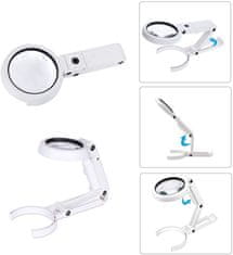 Velamp VELAMP LE037 prenosna svetilka z osvetlitvijo in povečevalnim steklom