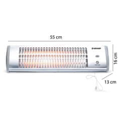 Velamp VELAMP PR304 stenski kremenčev grelec 1200W