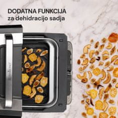 Rosmarino AirGrill Pro cvrtnik na vroči zrak, črno-srebrn