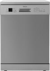 TESLA WD690MX prostostoječi pomivalni stroj, 60cm, E klasa, inox barva