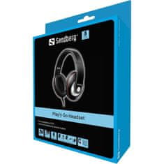 Sandberg Play'n Go Headset Black naglavne slušalke