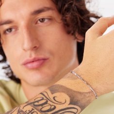 S'Agapõ Fina jeklena zapestnica Ripple SRP95