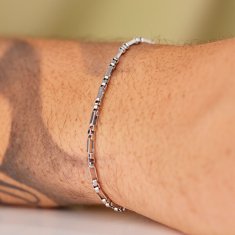 S'Agapõ Fina jeklena zapestnica Ripple SRP95