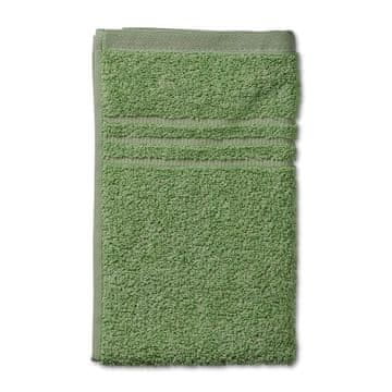 Kela Brisača za goste Leonora 100 % bombaž premium mahovno zelena 30,0x50,0cm KL-24613