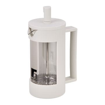 Bergner Lonček za kavo in čaj LINES French Press 350 ml bela BG-38360-GY