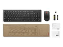 Lenovo  Essential brezžična kombinacija tipkovnice in miške Gen2, črna (4X31R64492)