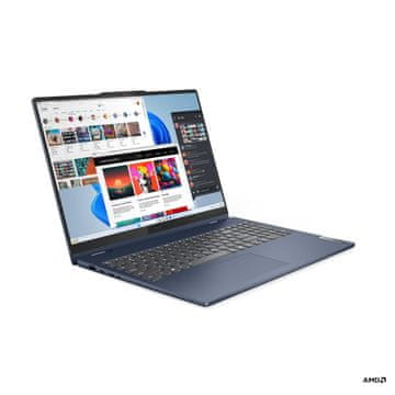 Lenovo IdeaPad 5 2-v-1 prenosnik, 40,64 cm (16), WUXGA, R5 8645HS, 16GB, 512GB, W11H (83DS004YSC)