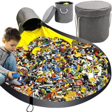 Kruzzel Košara za igrače z igralno podlogo